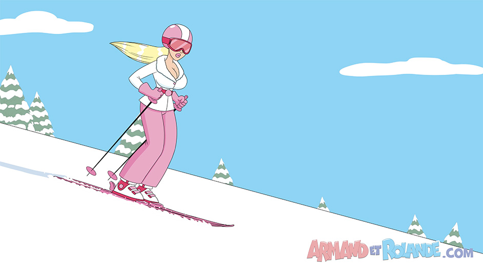 le ski – Armand et Rolande